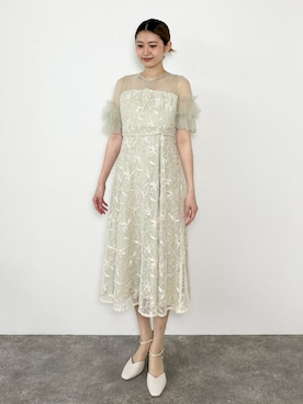 「PourVous（プールヴー）のアイテム」を使った、SHOP STAFFさん（レディース・167cm）の夏コーディネート