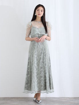 「アイテム（ドレス）」を使った、SHOP STAFFさん（レディース・168cm）の冬コーディネート