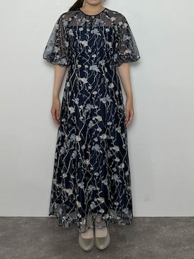 「PourVous（プールヴー）のアイテム」を使った、SHOP STAFFさん（レディース・153cm）の夏コーディネート