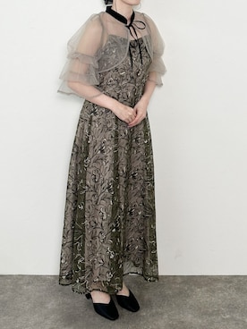 「PourVous（プールヴー）のアイテム」を使った、SHOP STAFFさん（レディース・153cm）の夏コーディネート