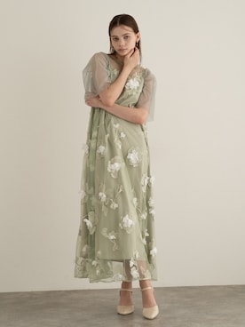 「atlo（アトロ）のアイテム」を使った、SHOP STAFFさん（レディース・171cm）の夏コーディネート