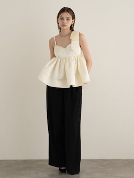 「atlo（アトロ）のアイテム」を使った、SHOP STAFFさん（レディース・171cm）の夏コーディネート