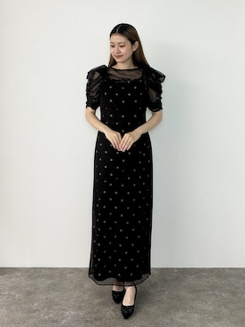 「アイテム（ドレス）」を使った、SHOP STAFFさん（レディース・167cm）の夏コーディネート
