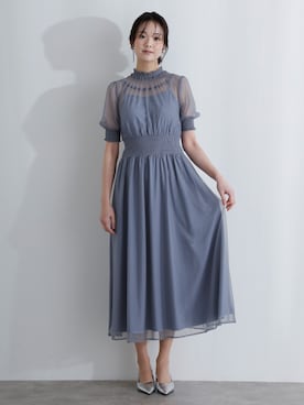 「PourVous（プールヴー）のアイテム」を使った、SHOP STAFFさん（レディース・168cm）の春コーディネート