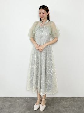 「PourVous（プールヴー）のアイテム」を使った、SHOP STAFFさん（レディース・167cm）の夏コーディネート