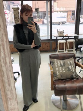 epooooさん（レディース・162cm）の冬コーディネート