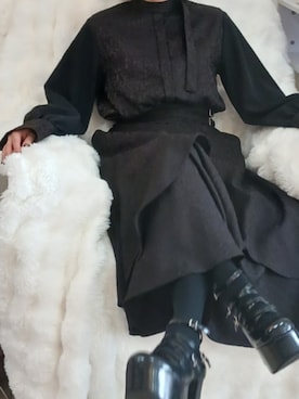 「アイテム（パンプス）」を使った、田舎で浮いてるおばちゃん。さん（レディース・163cm・40代）の秋コーディネート