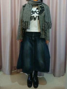 「アイテム（シューズ）」を使った、田舎で浮いてるおばちゃん。さん（レディース・163cm・40代）の秋コーディネート