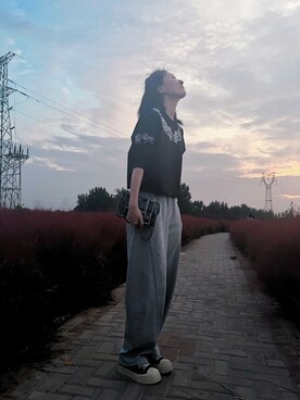 「MANGO（マンゴ）のアイテム（トップス）」を使った、MC babybearさん（レディース・165cm）の秋コーディネート