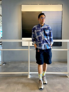 「ADLIB（アドリブ）のアイテム」を使った、Cyrusさん（メンズ・168cm）の夏コーディネート