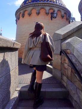 「H&M（エイチ・アンド・エム）のアイテム（バッグ）」を使った、yukiさん（レディース・163cm）の春コーディネート