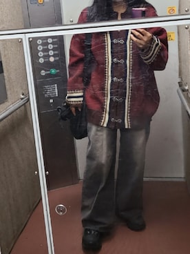 「JEANASIS（ジーナシス）のレースアップスニーカーブーツ/182863（ブーツ）」を使った、あきみやさん（レディース・153cm）の秋コーディネート