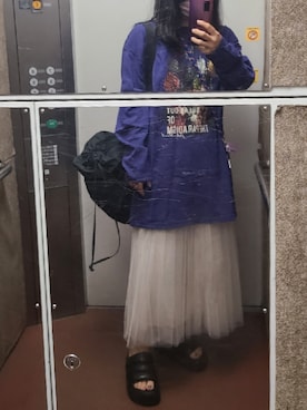 「着たいものを着る」｜あきみやさん（レディース・153cm）の夏コーディネート