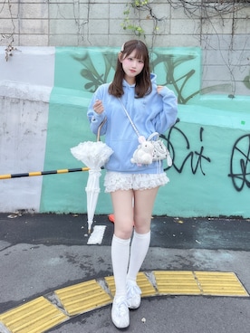 「BALENCIAGA（バレンシアガ）のアイテム」を使った、♡まりあ♡さん（レディース・169cm）の春コーディネート