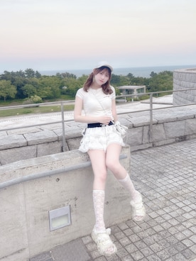 ♡まりあ♡さん（骨格ナチュラル・レディース・169cm）の夏コーディネート