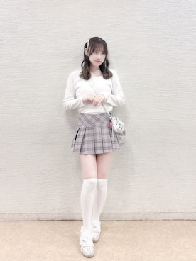 「アイテム（シューズアクセサリー）」を使った、♡まりあ♡さん（レディース・169cm）の秋コーディネート