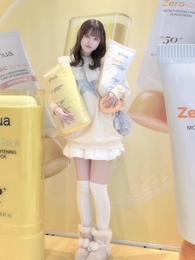 「MILK（ミルク）のアイテム」を使った、♡まりあ♡さん（レディース・169cm）の冬コーディネート