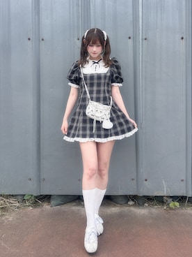 「Katie（ケイティ）のアイテム」を使った、♡まりあ♡さん（レディース・169cm）の春コーディネート