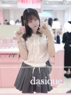 「アイテム（バックパック/リュック）」を使った、♡まりあ♡さん（レディース・169cm）の夏コーディネート
