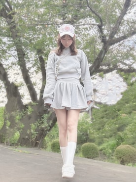 「アイテム（シューズアクセサリー）」を使った、♡まりあ♡さん（レディース・169cm）の秋コーディネート
