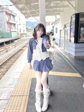 「アイテム（その他トップス）」を使った、♡まりあ♡さん（レディース・169cm）の秋コーディネート