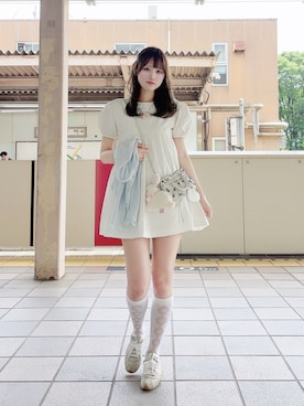 「BALENCIAGA（バレンシアガ）のアイテム」を使った、♡まりあ♡さん（レディース・169cm）の春コーディネート