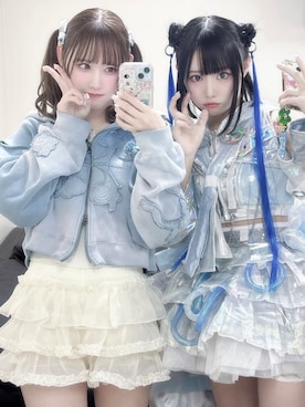 「アイテム（パーカー）」を使った、♡まりあ♡さん（レディース・169cm）の秋コーディネート