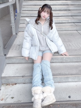 「Katie（ケイティ）のアイテム」を使った、♡まりあ♡さん（レディース・169cm）の冬コーディネート