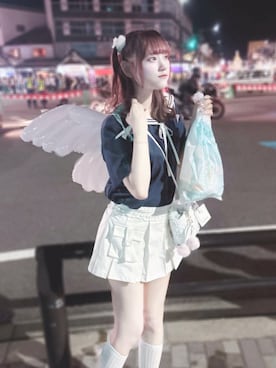 「お祭り」｜♡まりあ♡さん（レディース・169cm）の夏コーディネート