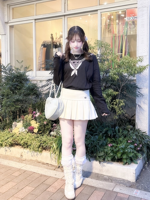 adidas アディダス W LOW WAIST SPORT SKIRT スカート KC9095 OFFWHITE