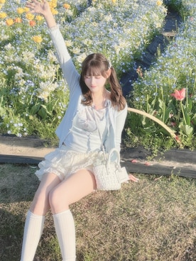 「BALENCIAGA（バレンシアガ）のアイテム」を使った、♡まりあ♡さん（レディース・169cm）の春コーディネート