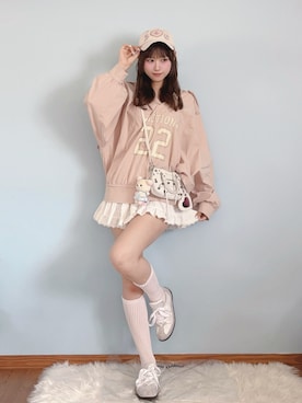 「BALENCIAGA（バレンシアガ）のアイテム」を使った、♡まりあ♡さん（レディース・169cm）の春コーディネート