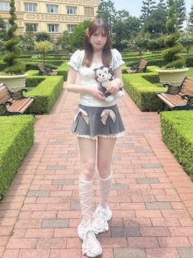 「Katie（ケイティ）のアイテム」を使った、♡まりあ♡さん（レディース・169cm）の夏コーディネート