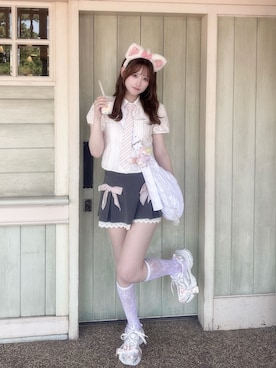 「ILLIGO（イリゴ）のアイテム」を使った、♡まりあ♡さん（レディース・169cm）の夏コーディネート