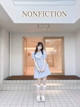 「アイテム（レッグウェア）」を使った、♡まりあ♡さん（レディース・169cm）の夏コーディネート