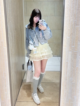 「SNIDEL（スナイデル）のアイテム」を使った、♡まりあ♡さん（レディース・169cm）の春コーディネート