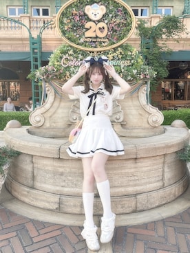 「アイテム（スカート）」を使った、♡まりあ♡さん（レディース・169cm）の夏コーディネート