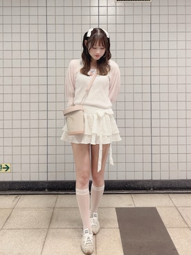 「WEGO（ウィゴー）のアイテム」を使った、♡まりあ♡さん（レディース・169cm）の夏コーディネート