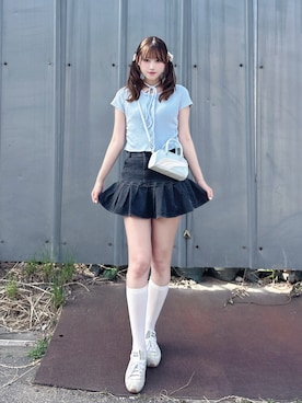 「SNIDEL（スナイデル）のアイテム」を使った、♡まりあ♡さん（レディース・169cm）の夏コーディネート