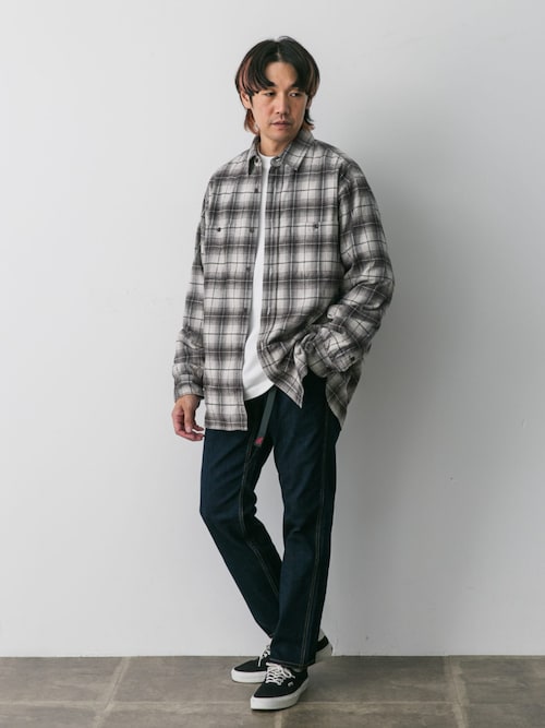 GRAMICCI グレー 別注デニムパンツ L GRAMICCI ジーンズ 「GRAMICCI/グラミチ」 別注 エブリデイ