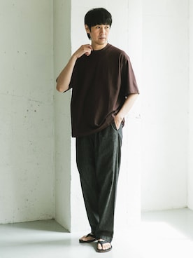 「シルケット」｜Taniさん（メンズ・172cm）の夏コーディネート