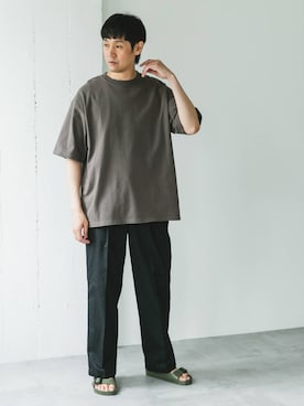 「チノトラウザー」｜Taniさん（メンズ・172cm）の夏コーディネート
