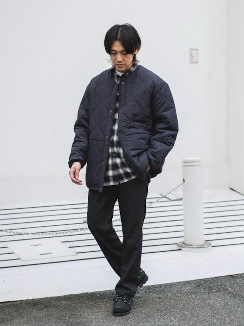 『吸水速乾』セオアルファオンブレチェックシャツ
