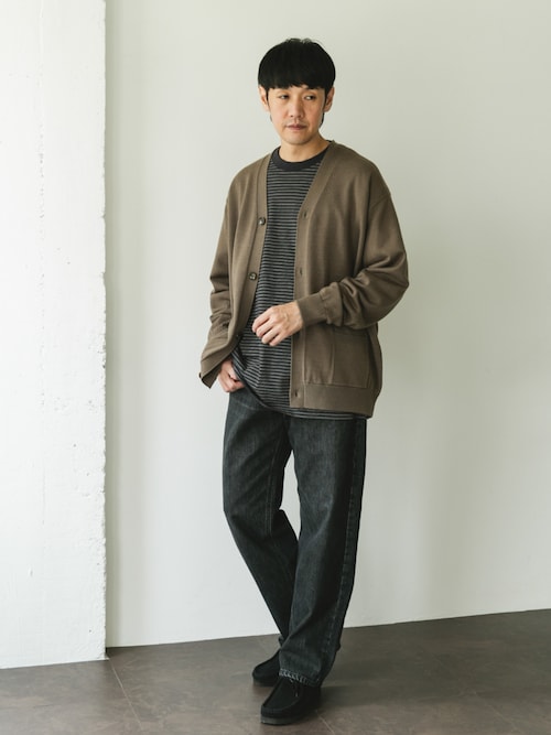 XLサイズ/WEB限定/仁村紗和さん着用』『UR TECH 200日ニット』Vネック