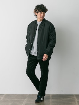 「Gramicci（グラミチ）のアイテム（ジャケット/アウター）」を使った、Taniさん（メンズ・172cm）の秋コーディネート