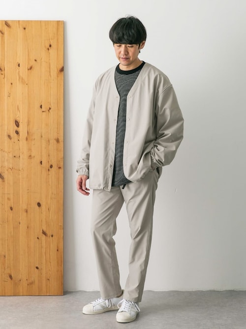 セール】『撥水』『接触冷感』add fabrics ノーカラージャケット