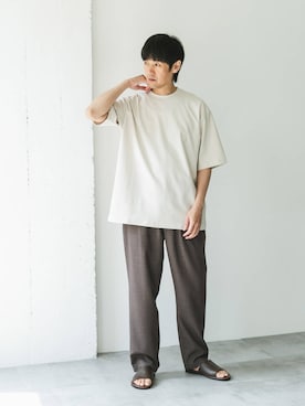 「シルケット」｜Taniさん（メンズ・172cm）の夏コーディネート