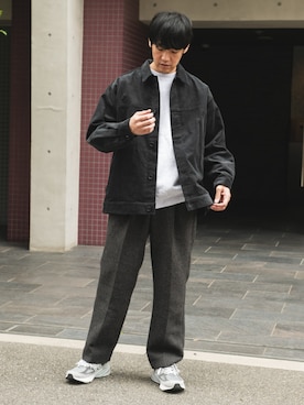 「完声パンツ」｜Taniさん（メンズ・172cm）の秋コーディネート