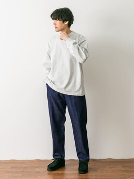 「LEE」｜Taniさん（メンズ・172cm）の冬コーディネート