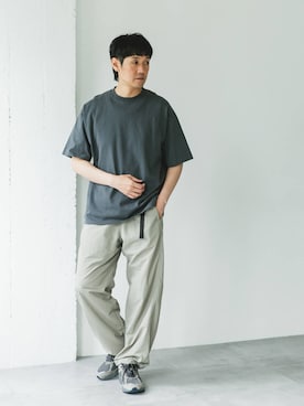 「BURLAP OUTFITTER（バーラップアウトフィッター）のアイテム」を使った、Taniさん（メンズ・172cm）の夏コーディネート
